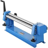 Vevor Cintreuse 890x230x305 mm, Cintreuse 610 mm de largeur de forme, Cintreuse pour tôles, avec 2 rouleaux amovibles pour tôle acier-cuivre à faible teneur en carbone Tôle d'alliage d'aluminium