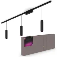 Philips Perifo Éclairage sur Rail Plafond - 3 Suspensions - White and Color - Blanc
