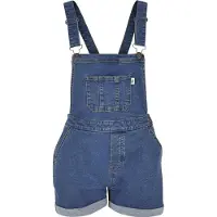 Urban Classics Organic Dungaree Sleeveless Overall Bleu S Femme
