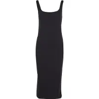 Urban Classics Basic Long Cotton Jersey Sleeveless Dress Noir XL Femme