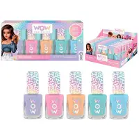 Kids Licensing Pack Of 5 Pastel Nail Polish Pots Clair