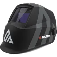 Solter Casque de soudage professionnel True Color avec 4 capteurs pour MMA, TIG, MIG/MAG