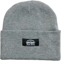 Superdry Bonnet 'CLASSIC' gris / noir / blanc