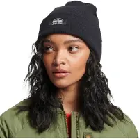 Superdry Bonnet Superdry Classic Knitted Femme Noir