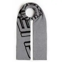 GUESS Echarpe Guess All Over Logo Jacquard Homme Gris