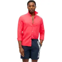 Superdry pour homme. M3010248A Maillot de bain de 43,2 cm avec graphisme sportif (S), Beachwear, Polyester, Marine