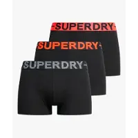 Superdry Boxers gris chiné / rouge / noir