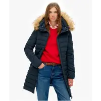 Superdry Manteau d’hiver 'Fuji' marine / noisette
