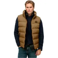 Superdry Homme Doudoune Sans Manches Sports Yellow Taille: S