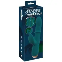 You2Toys - Anneau vibrant lapin - stimulation intense - turquoise