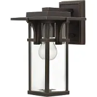 HINKLEY Applique d'extérieur 1xE27 noir Manhattan HK-MANHATTAN2-S