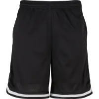 Build Your Brand BY047 | Short en maille deux tons - Couleur : Noir/Black/White - Taille : M