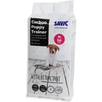 Savic 50 Tapis absorbants Puppy Trainer avec charbon actif pour chiot - taille M L45xl30cm