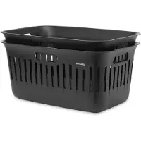 Brabantia Collect-It Panier à Linge 40 Litres - Set de 2 - Black