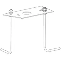 Marset Domus Ground Fixation Plate for Bollards x1