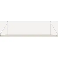 Frama Single Shelf Warm White Steel | 27cm x 80cm