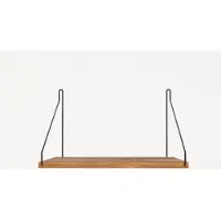 Frama Single Shelf Natural Oak | Black | 27cm x 40cm