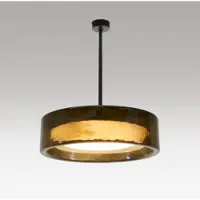 Marset Ringo Ceiling Lamp with Fixed Stem Dark smoked | Ø 90 cm