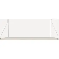 Frama Single Shelf Warm White Steel | 27cm x 60cm