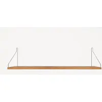 Frama Single Shelf Natural Oak | Stainless Steel | 20cm x 80cm