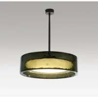 Marset Ringo Ceiling Lamp with Fixed Stem Green | Ø 90 cm