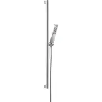 Hansgrohe Pulsify E Set de douche 100, 1 jet, EcoSmart+, avec barre de douche 90 cm, 24381 (1 Type de jet, 5 l/min)