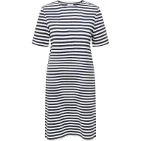 JDY Robe 'JDYISA' bleu marine / blanc