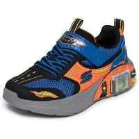 SKECHERS Garage Klittenband Laag - Blauw - Maat 35