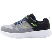 SKECHERS Baskets 'GO RUN 400 V2' gris / pomme / noir