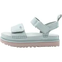 Ugg pour femme. 1136783 Sandales en cuir aigue-marine Goldenstar (36), 1 à 3 cm, Velcro, Casuel, Vert, Turquoise