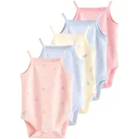 Next Barboteuse / body bleu clair / jaune clair / corail / rose