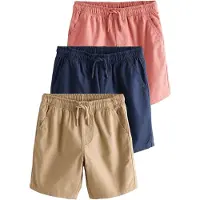 Next Pantalon beige / bleu / rose
