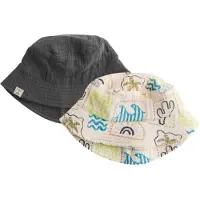 Next Chapeau bleu / greige / gris foncé / vert clair
