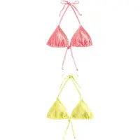 Next Hauts de bikini citron vert / pitaya
