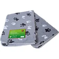 Boon Tapis gris avec empreintes de pattes pour chien