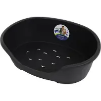 MP Moderna - Panier pour chien en plastique - Noir - 50 cm