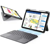 ESR Protection de Clavier pour iPad Air 11 et Air 10.9 (Apple iPad Air 11 2024, Apple iPad Air 11 2025), Étui pour tablette, Gris