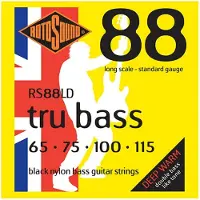 Rotosound Tru Bass 88 RS88LD Black Nylon Flatwound 65115