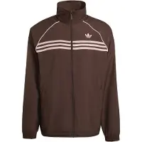 Adidas Originals Veste mi-saison 'Chest Stripes Track' marron / rose / blanc