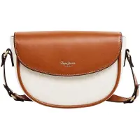 Pepe Jeans Crisha Tale Bag Marron,Blanc