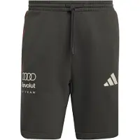 Adidas Pantalon de sport ' AUDI REVOLUT F1 TEAM DNA SHORTS ' rouge / noir / blanc