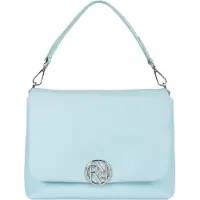 Roeckl sports ROECKL Cuir sac à épaule bandoulière Soho Crossover Small Sky bleu clair