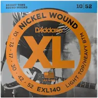 Daddario EXL140 Jeu de cordes pour guitare électrique - LTHB - 10-13-17-30-42-52