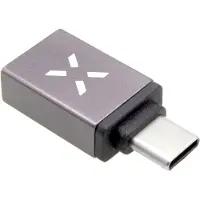 FIXED Adaptateur USB 3.0 - Fixe - Type-C - 5 Gbit/s - 2,4 A - Aluminium - Gris