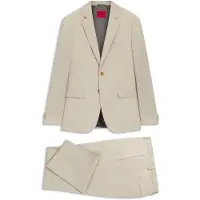 HUGO Costume deux pièces Extra Slim en popeline de laine mélangée