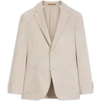 BOSS Veste Slim en seersucker de laine mélangée