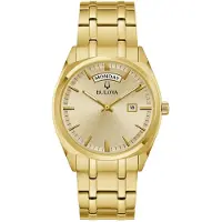 Bulova Montre pour homme, dorée, -97C115