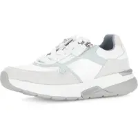 Gabor Baskets basses gris clair / vert pastel / blanc