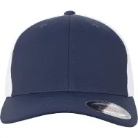 Flexfit Casquette bleu marine / blanc