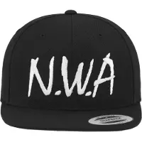 Mister tee Casquette 'N.W.A' noir / blanc